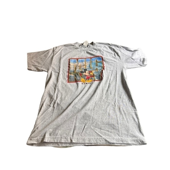 Disney world Mickey Mouse Hawaii graphic t shirt adult size large - Picture 1 of 4